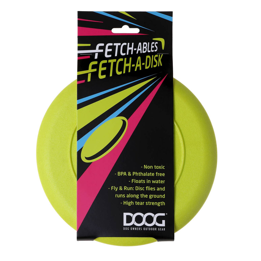 DOOG Fetch A Disc Floating Dog Fetch Toy, 8 Inch