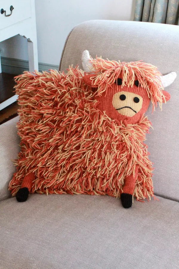 Pachamama Cushions-Highland Cow and Sheep