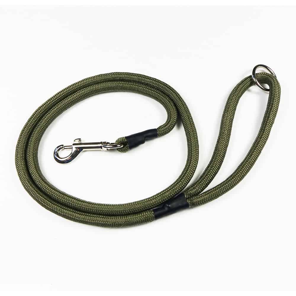 Nylon Braided Rope Dog Lead, 150cm with Ring Handle