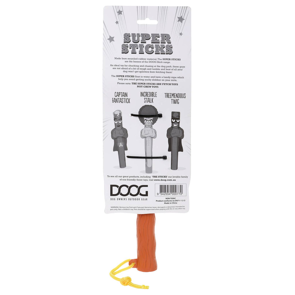 DOOG Captain Fantastick Dog Fetch Stick Toy