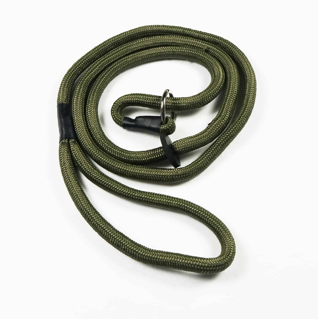 Nylon Gundog Slip Lead with Gripper Stop