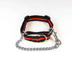 Shepherd’s Working Dog Collar with Chain Attachment, 25mm