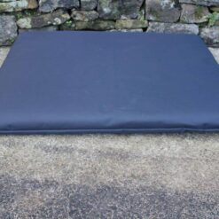 Waterproof medium black dog bed