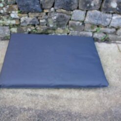 Waterproof medium black dog bed
