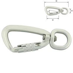 Alternative view of Lockable Carabiner Safety Dog Training Leads